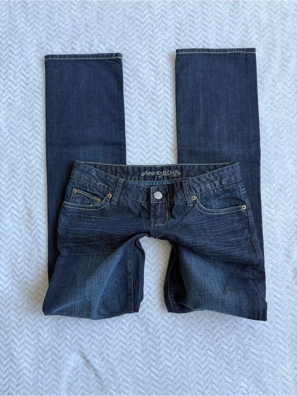 Vintage Y2K 2000s Low Rise American Eagle Outfitters Skinny Jeans Size 4